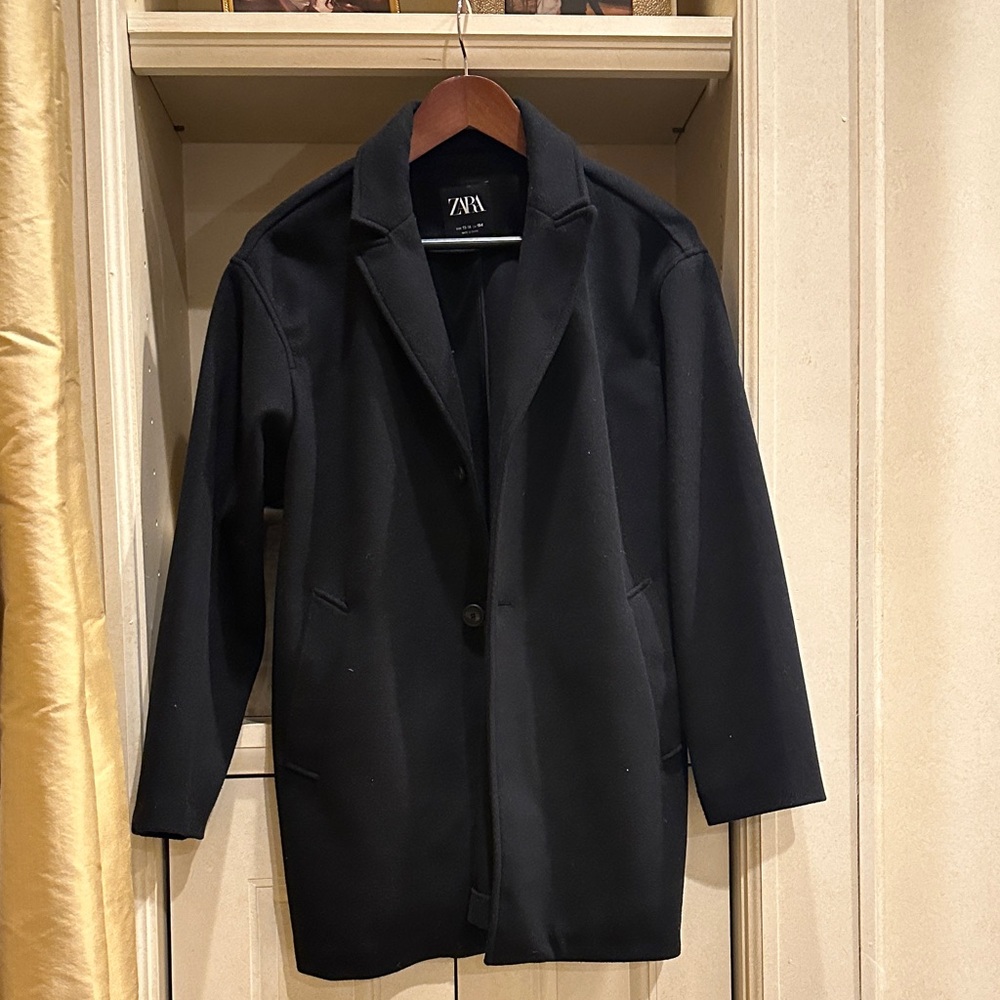 BOYS WOOL DRESS COAT ZARA SIZE 13-14